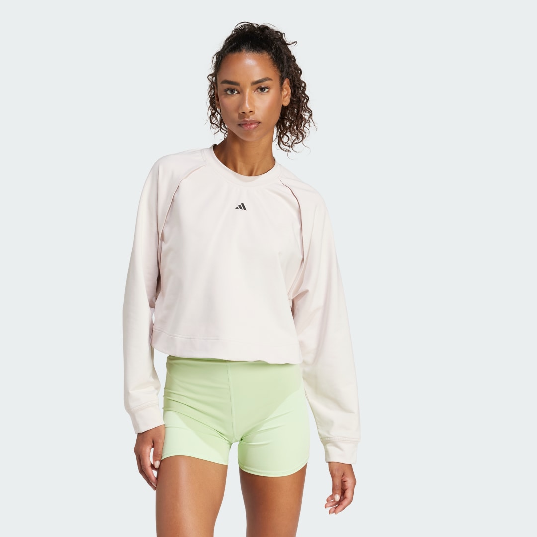 Світшоти adidas Performance Power Hidden Racerback Overlay білий | IT9199, 0