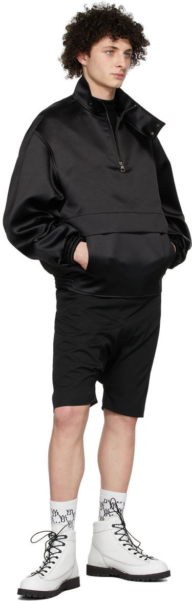Світшоти We11done We11done Half-Zip Mock Neck Polyester Anorak чорний | WD-JK1-22-075-M-BK, 3