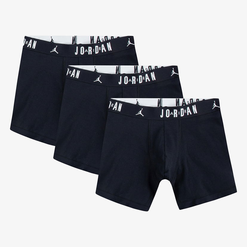 Боксери Jordan Jordan Flight Cotton Core 3-Pack Boxer Briefs темно-синій | JM0622-023