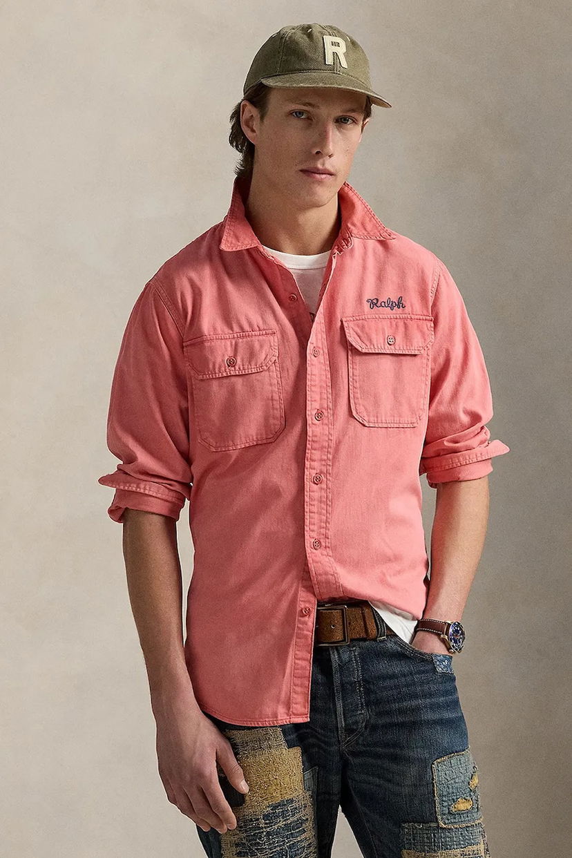 Сорочка Polo by Ralph Lauren Polo Ralph Lauren Sport Shirt, Regular Fit Рожевий | 710965069