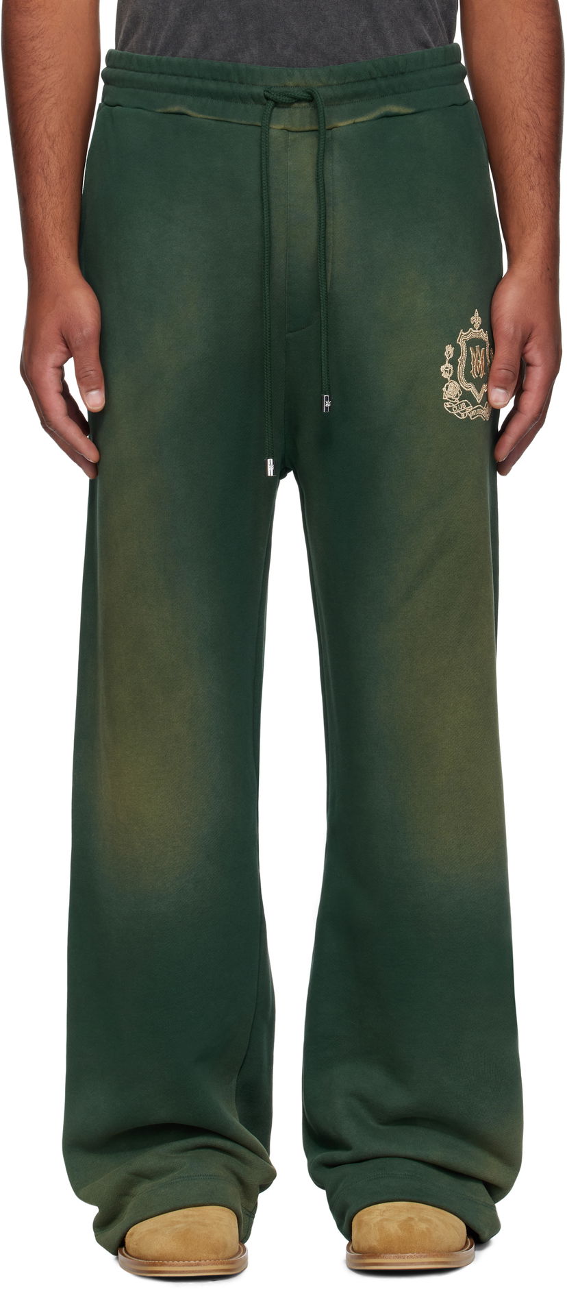 Спортивні штани AMIRI AMIRI 'MA' Crest Sweatpants Зелений | AMJYSP1047