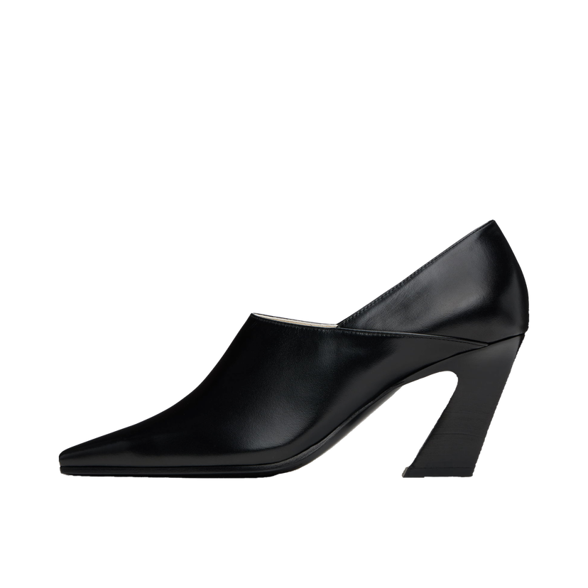 Кросівки та взуття Bottega Veneta Lewis Leather Pumps чорний | 806723 V4Q50