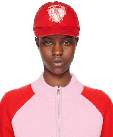 Кепка We11done Character Print Baseball Cap Червоний | WD-AH0-24-402-U-RD, 0