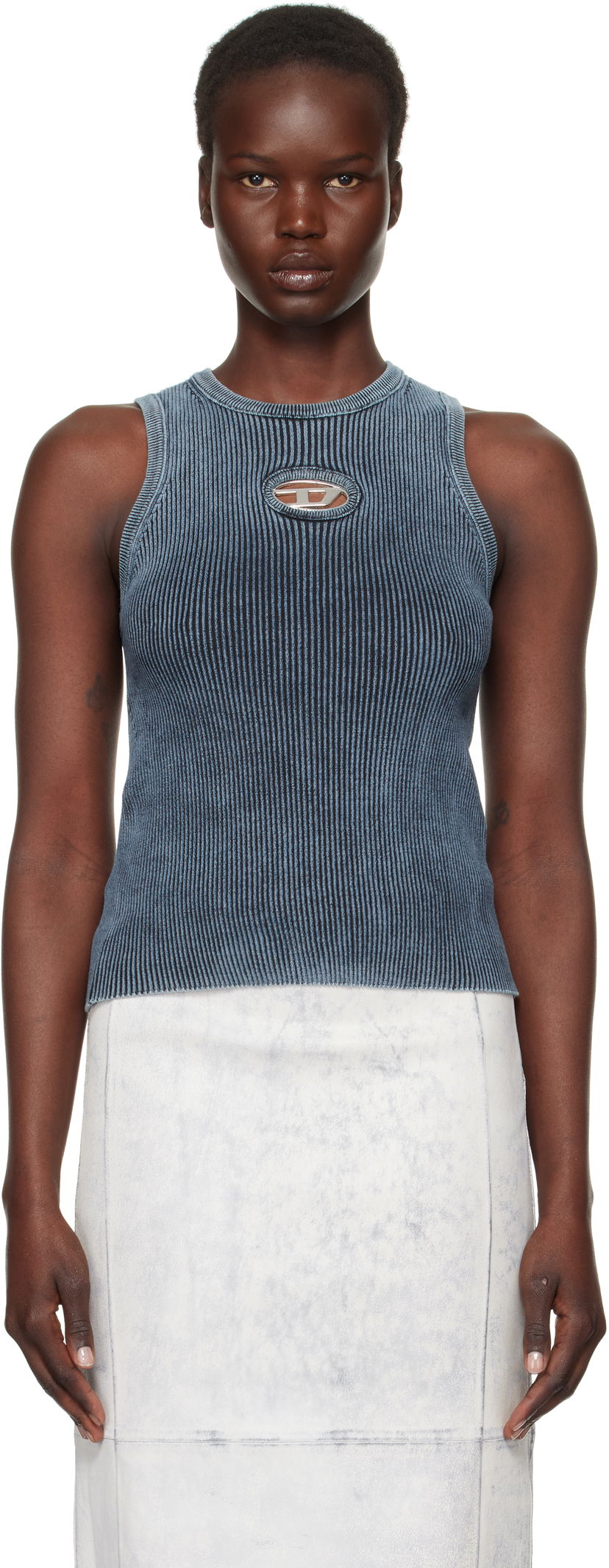 Безрукавка Diesel Anchor Slim-Fit Tank Top Синій | A14817 0ANAH
