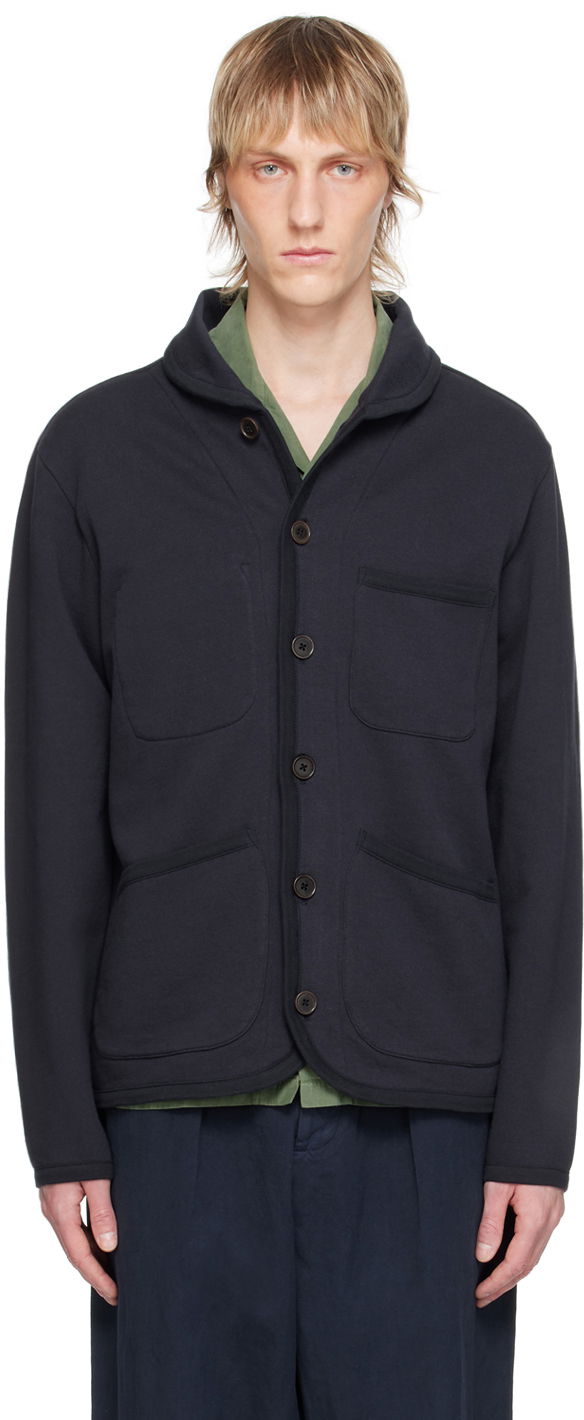 Куртка Universal Works Universal Works Button Jacket темно-синій | P3081