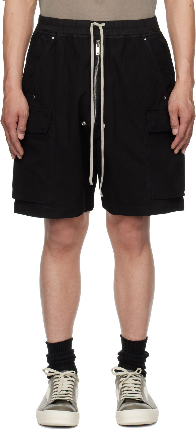 Шорти Rick Owens Rick Owens DRKSHDW Hollywood Cargo Shorts чорний | DU01E3369 CVS