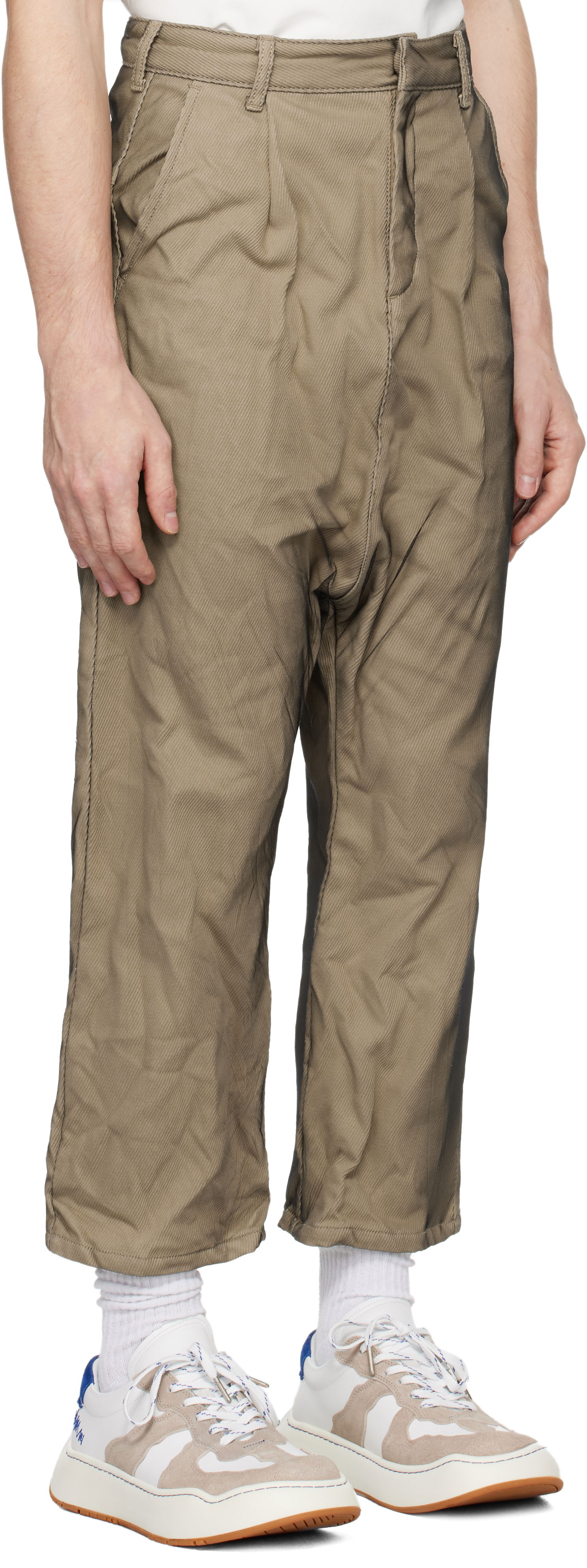 Штани карго ADER ERROR Trousers 69 бежевий | BN01FWBT0106BG, 1