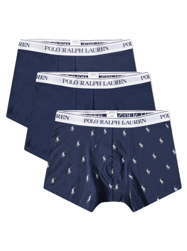 Боксери Polo by Ralph Lauren Classic Trunk - 3 Pack темно-синій | 714830299058