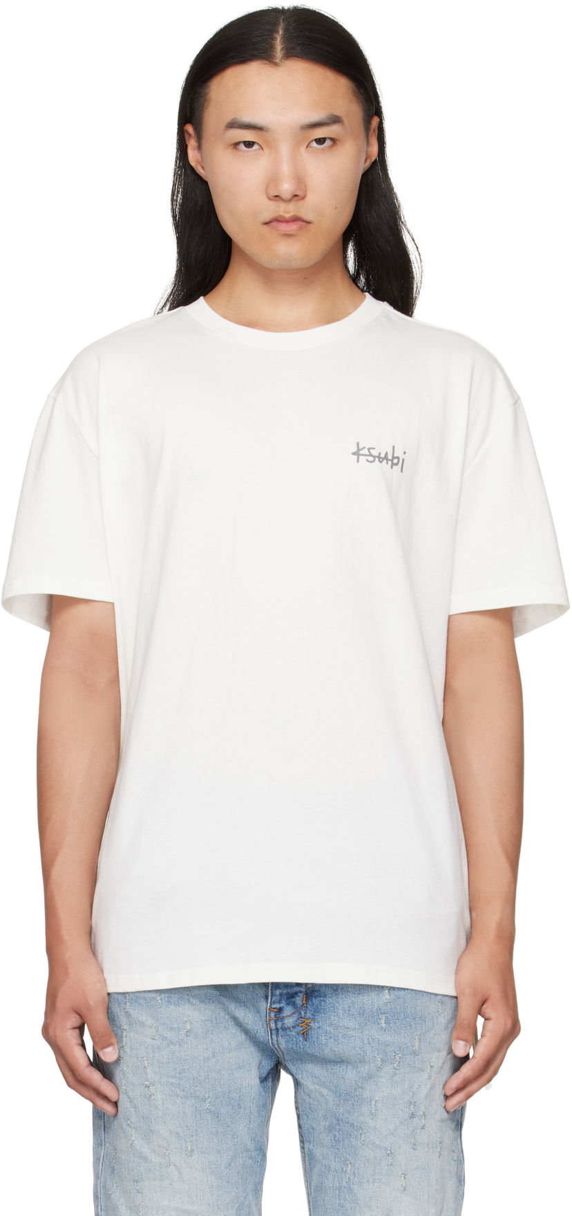 Футболка Ksubi Ksubi All Day Biggie T-Shirt білий | MFA25TE003