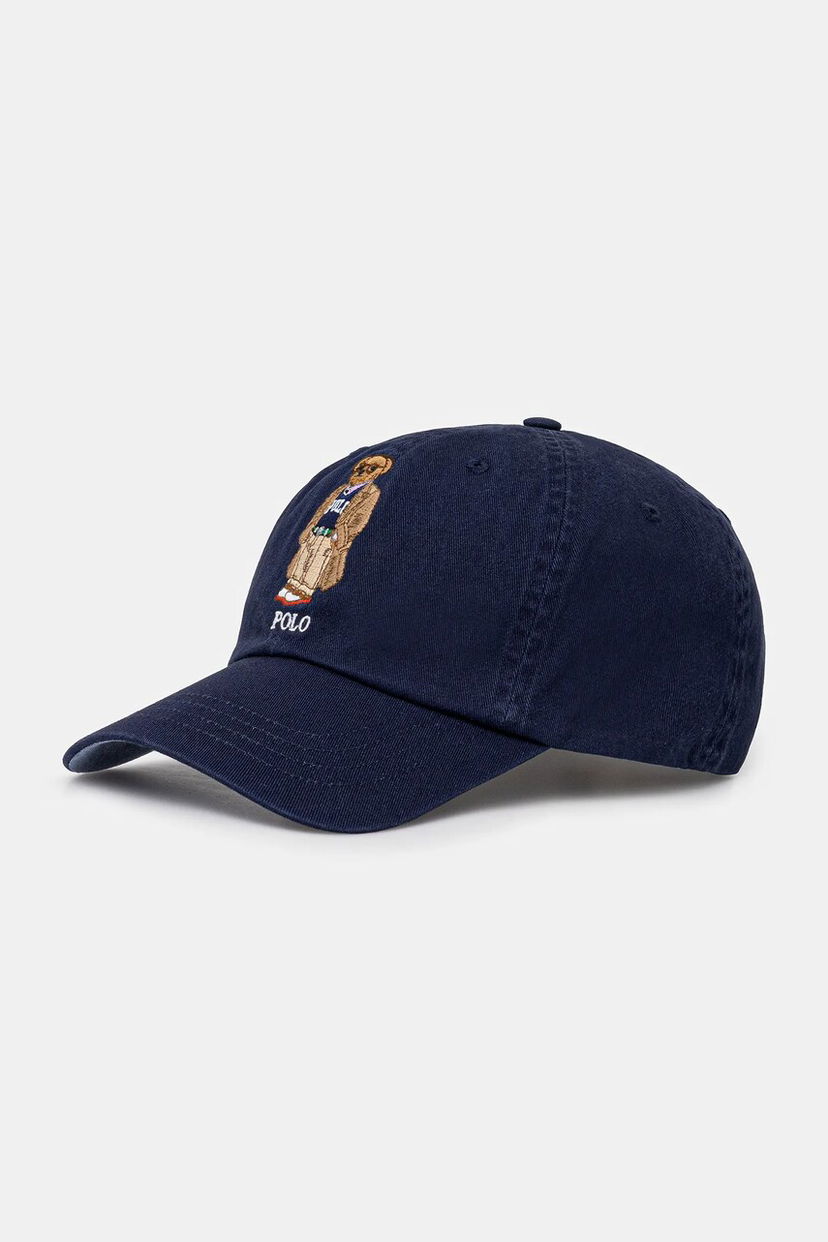 Кепка Polo by Ralph Lauren Polo Ralph Lauren Bear Baseball Cap темно-синій | 211A87349