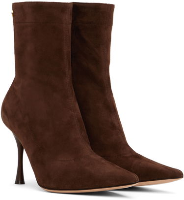 Кросівки та взуття Gianvito Rossi Suede Pointed Toe Boots Коричневий | G73173.85LAC.CSF, 3