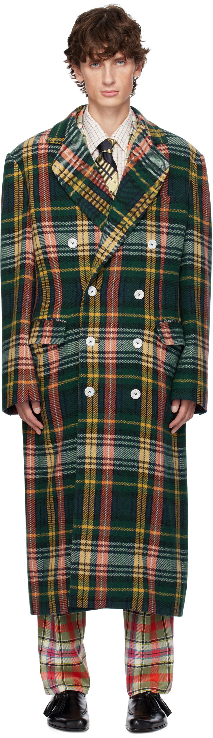 Пальто Vivienne Westwood Long Coat Зелений | 2D010008-W00XC-