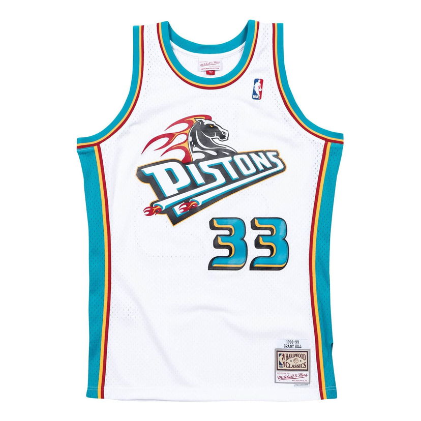 Джерсі Mitchell & Ness NBA Detroit Pistons 1998-99 Swingman Jersey 'Grant Hill 33' білий | SMJYCP19211-DPIWHIT98GHI