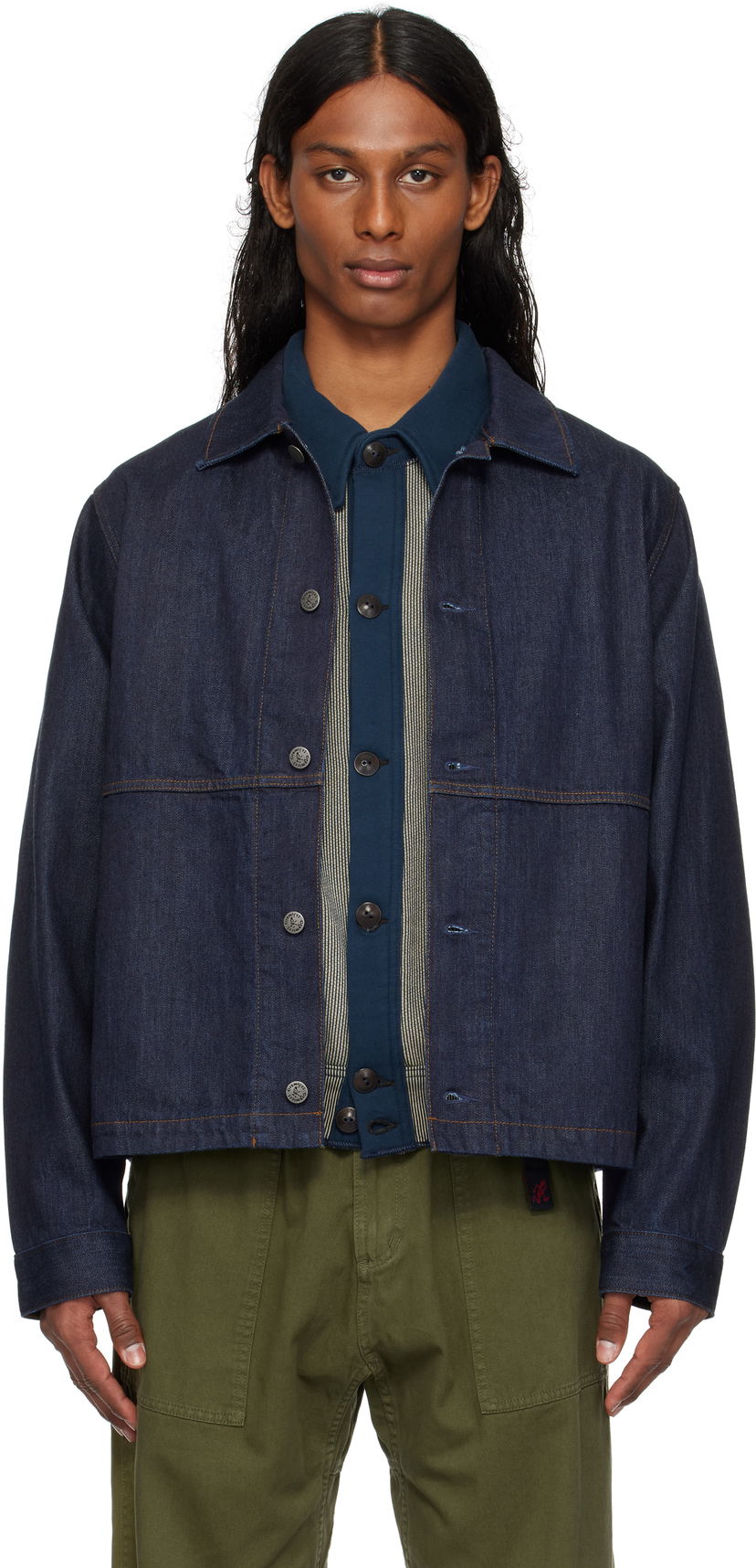 Куртка GRAMICCI Gramicci Denim Jacket темно-синій | G5SM-J005