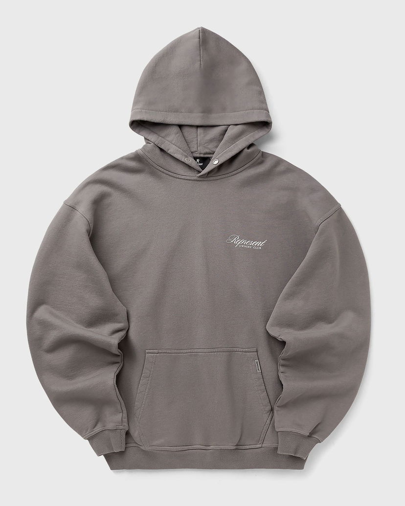 Світшоти Represent Clo Represent Owners Club Script Men's Hoodie Сірий | OCM41200-46