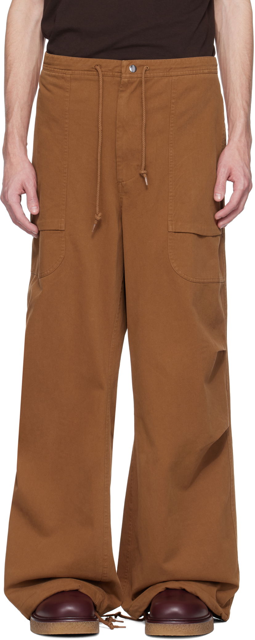 Штани карго Entire Studios Entire Studios Barren Cargo Trousers Коричневий | ESU-S25-3021-CO