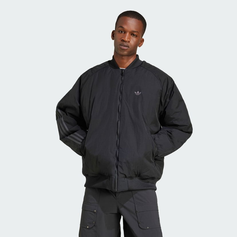 Куртка бомбер adidas Performance Oversized Bomber Jacket чорний | JC7546