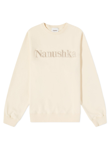 Світшоти Nanushka Remy Logo Crew Sweat бежевий | NM21RSSW01071