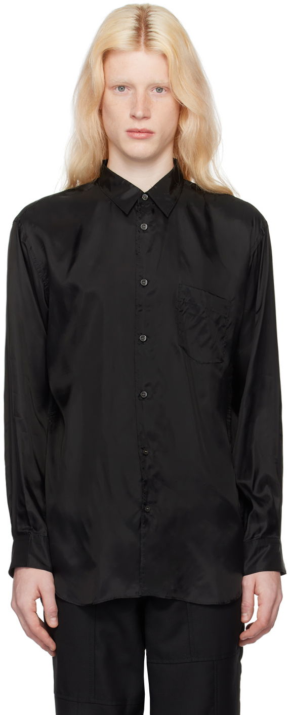 Сорочка Comme des Garçons Buttoned Shirt чорний | FZ-B132-051