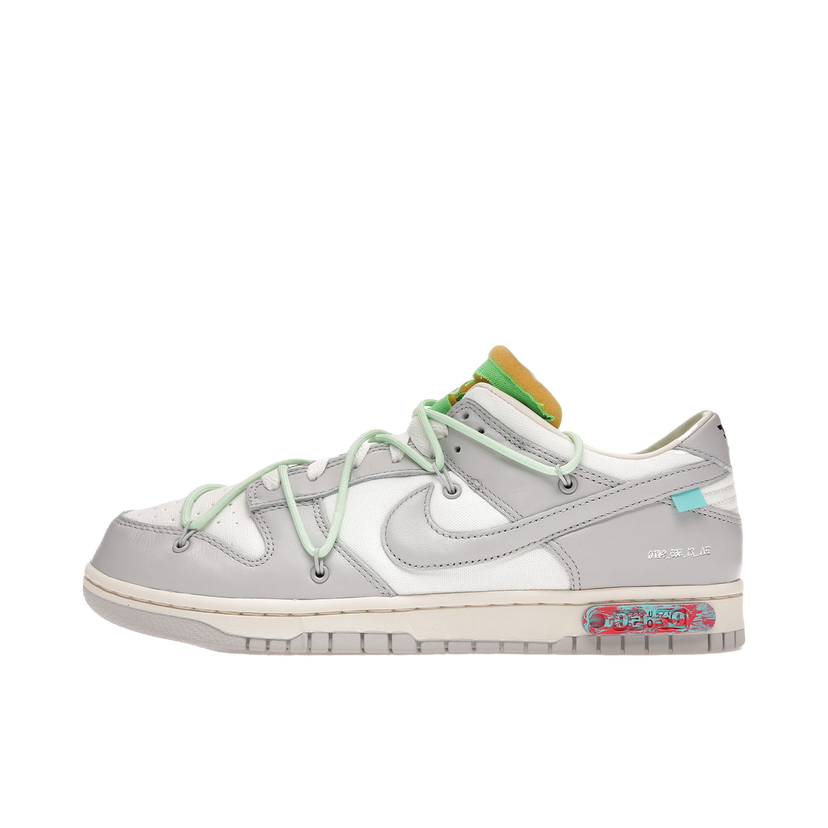 Кросівки та взуття Nike Dunk Low Off-White Lot 7 Сірий | DM1602-108