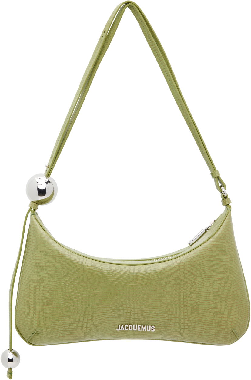 Сумка Jacquemus Jacquemus La Croisière 'The Large Bisou Perle' Shoulder Bag Зелений | 25E251BA410-3235