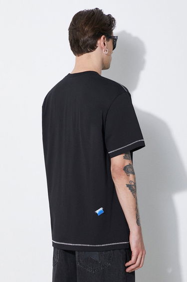 Футболка ADER ERROR Black Oversized T-Shirt With Stitching Detail чорний | BN01SSTS0103, 2