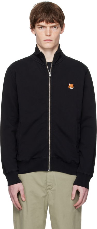 Світшоти MAISON KITSUNÉ Fox Head Patch Fullzip Regular Sweatshirt чорний | PM02134KM0340, 0