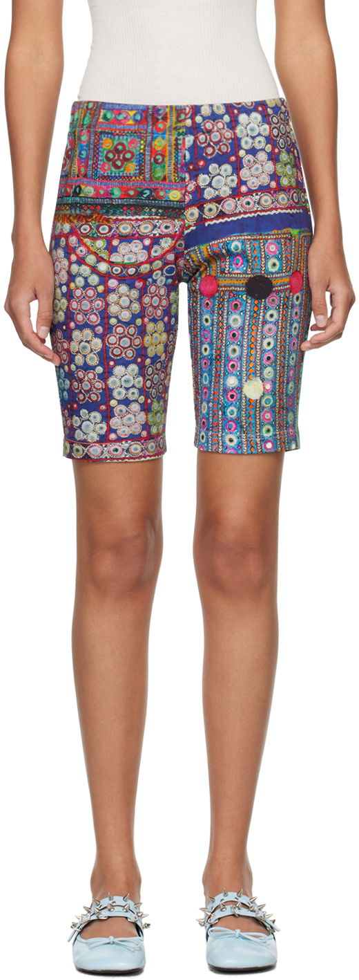 Шорти Comme des Garçons Comme Des Garçons Printed Cycling Shorts Різнокольоровий | TM-T020-051