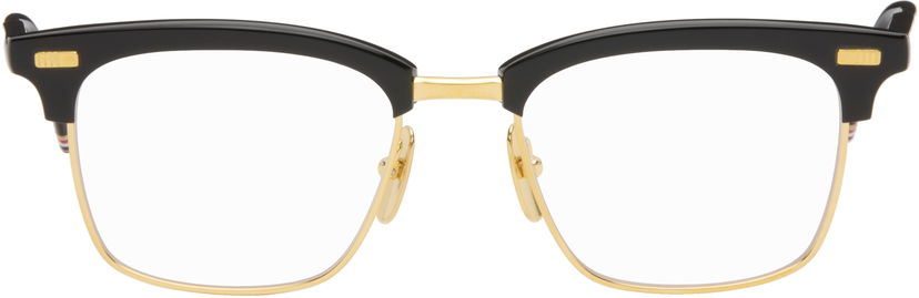 Сонцезахисні окуляри Thom Browne Thom Browne Acetate and Titanium Glasses чорний | UEO711A-G0003