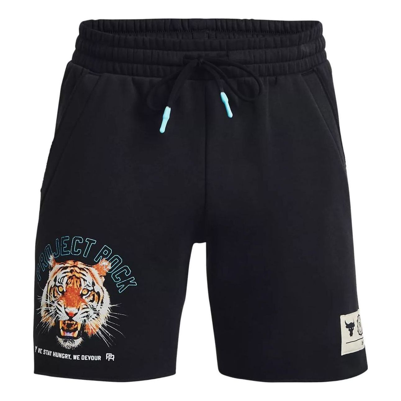 Шорти Under Armour Project Rock Rival Graphic Shorts чорний | 1377808-001, 0