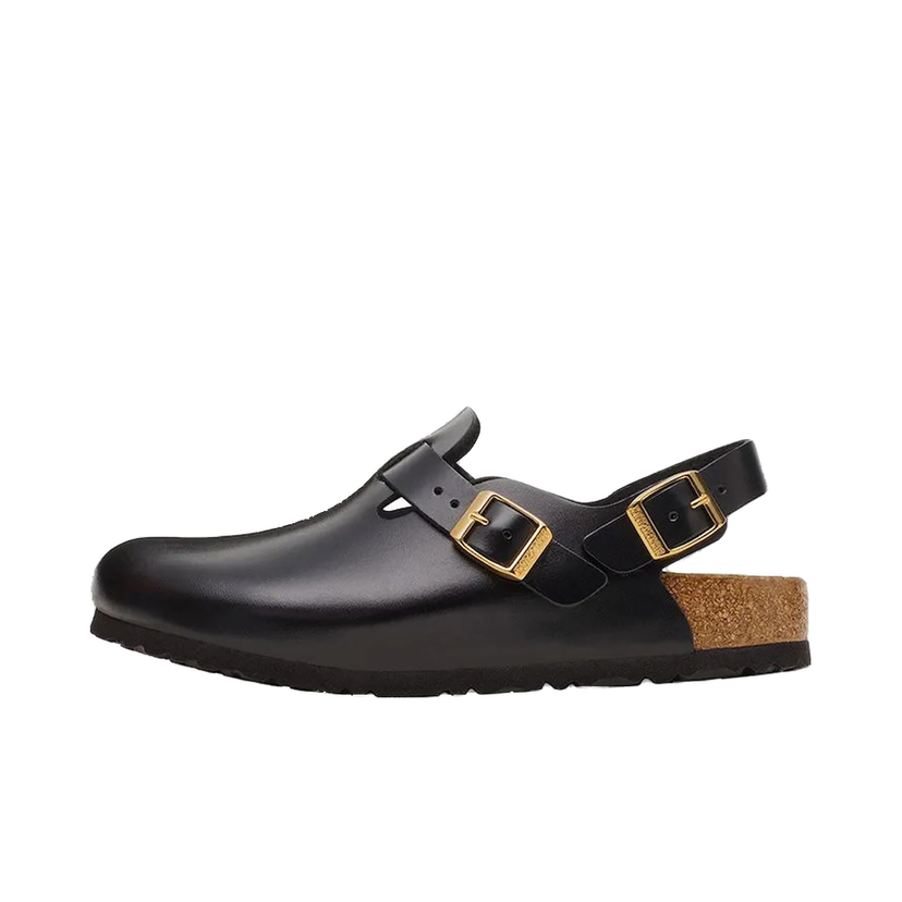 Кросівки та взуття Birkenstock Tokio HEX Leather Clogs чорний | 1030819