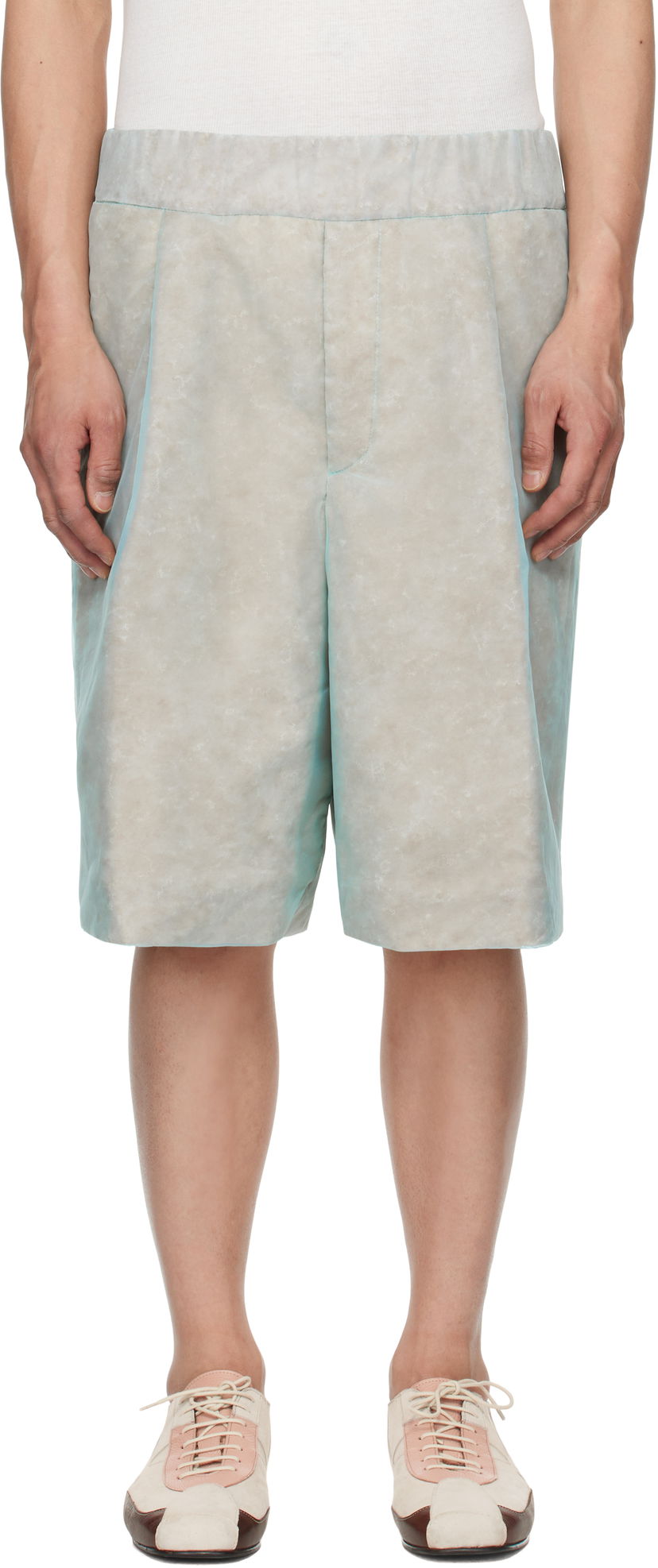 Шорти Dries Van Noten Dries Van Noten Layered Shorts Синій | 251-020952-1501