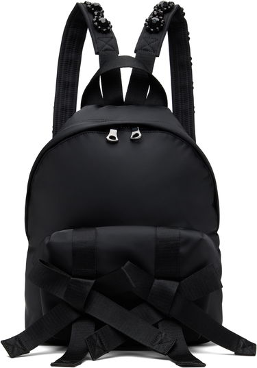 Рюкзак Simone Rocha Simone Rocha Beaded Utility Bow Backpack чорний | BAG179TB-M 0761, 0