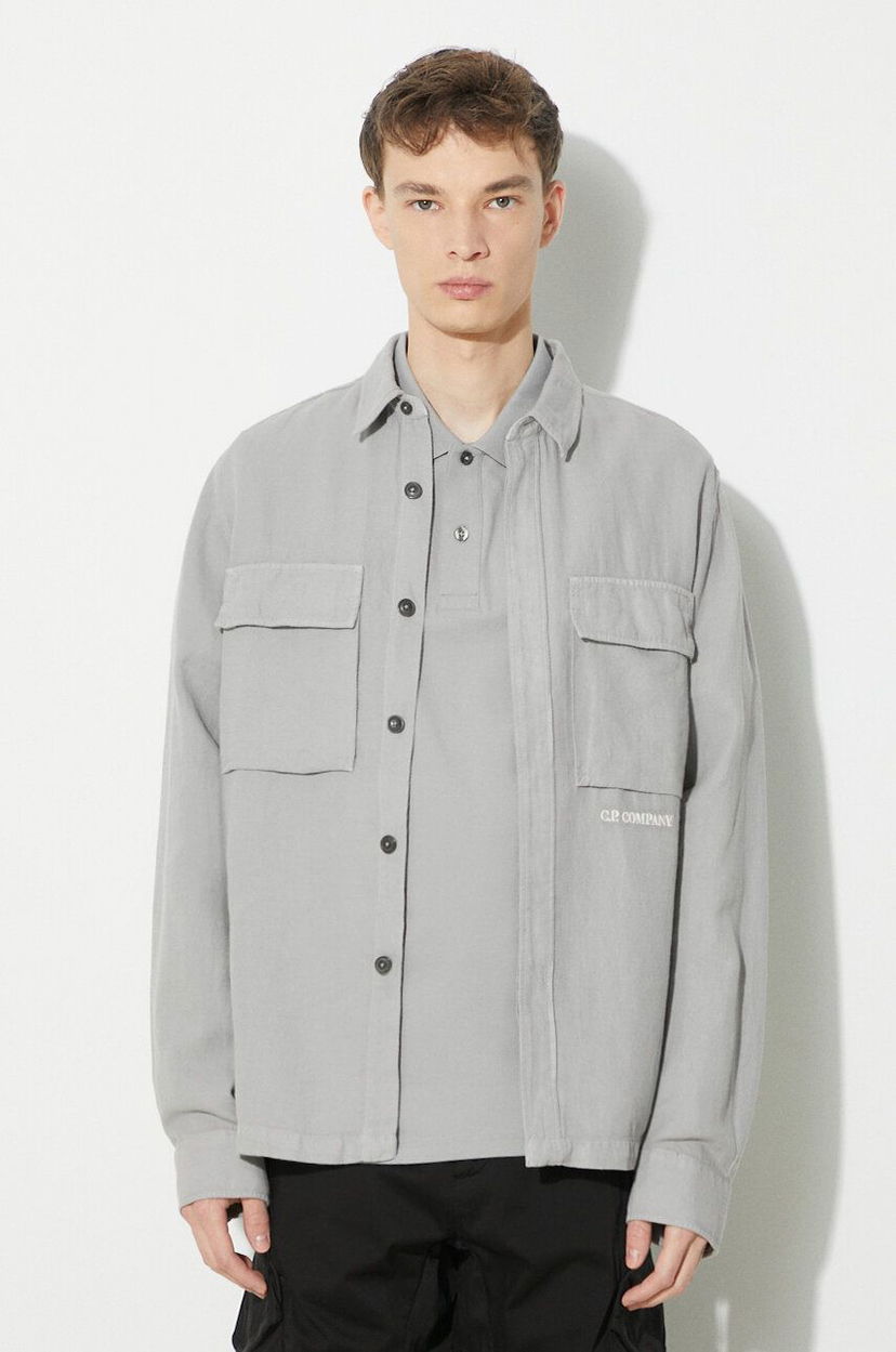 Сорочка C.P. Company Broken Shirt Сірий | 16CMSH159A006501G