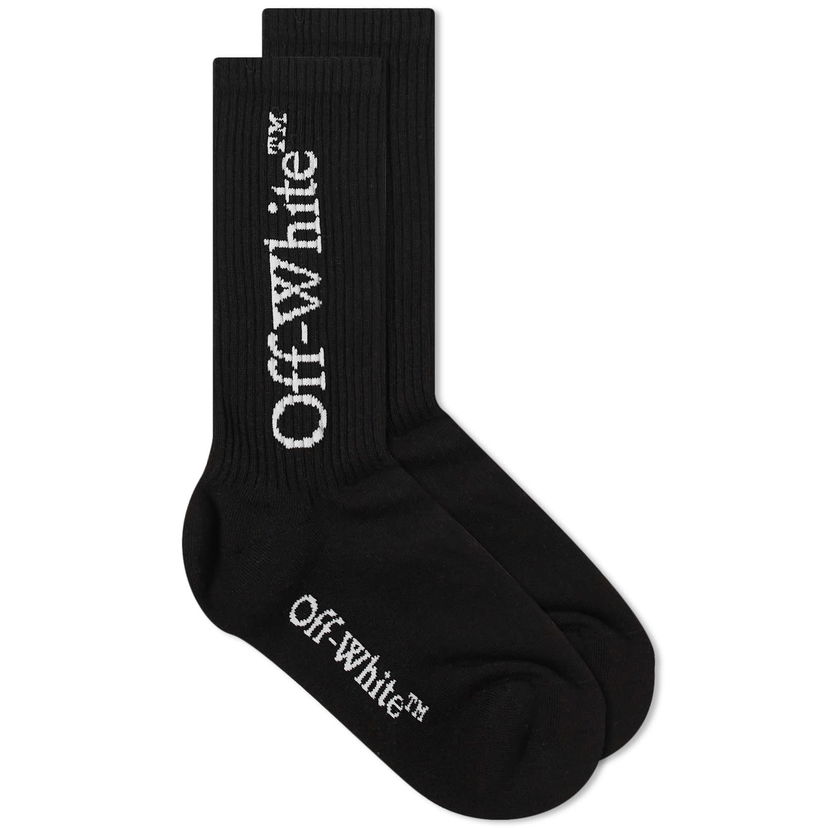 Шкарпетки Off-White Mid Bookish Calf Socks чорний | OWRA035C99KNI0011001