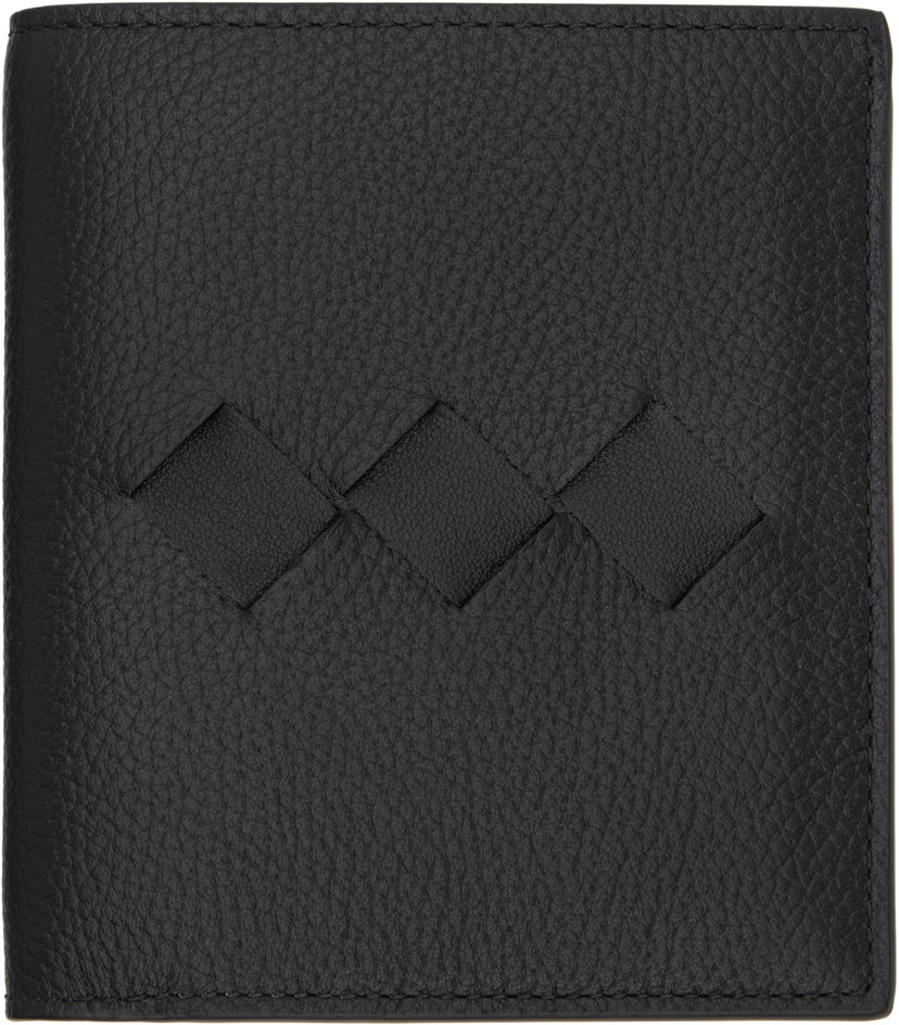 Гаманець Bottega Veneta Bottega Veneta Tre Flap Card Case Wallet чорний | 817736V4IK98803
