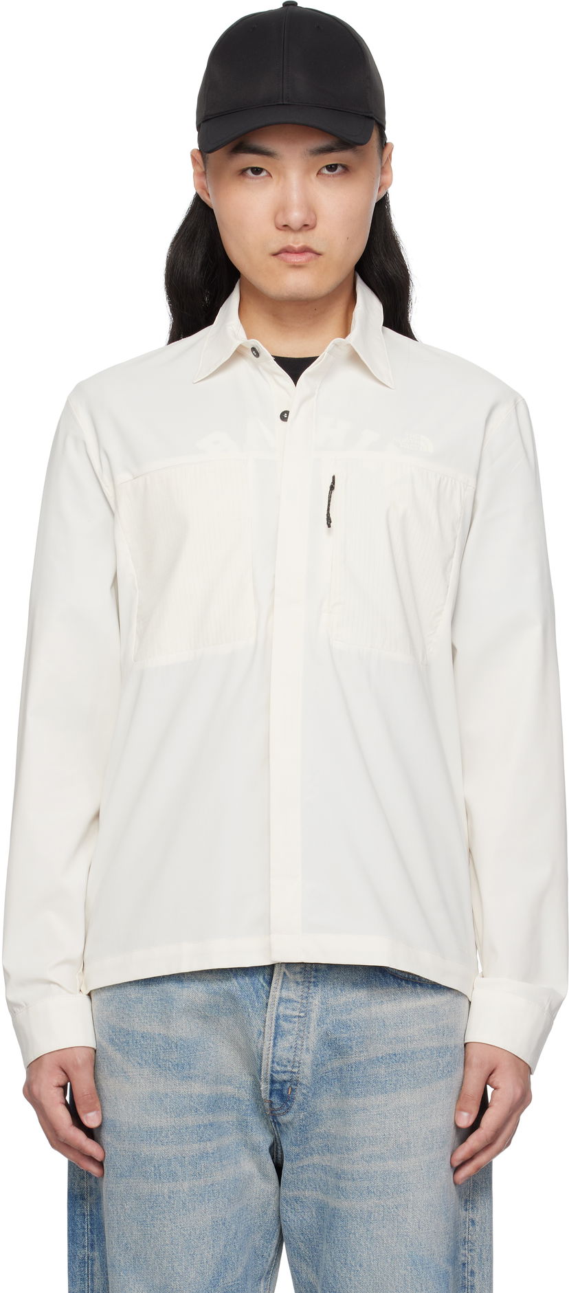 Сорочка The North Face The North Face LIGHTRANGE Long-Sleeve Shirt білий | NF0A8B53