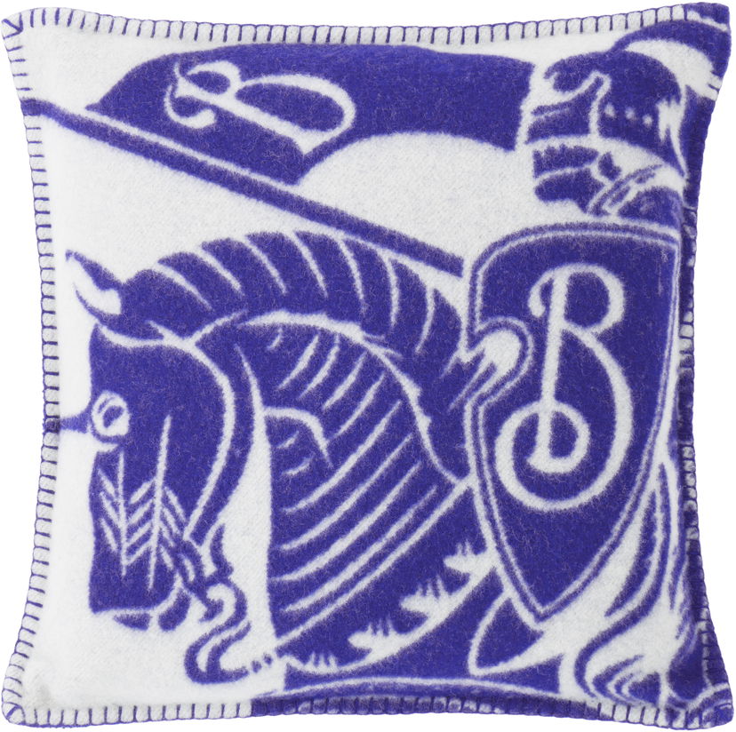 Домашній декор Burberry Burberry EKD Wool Throw Pillow Фіолетовий | 8079281