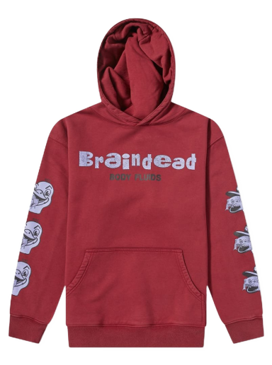 Світшоти Brain Dead Toad Licker Hoody Бордовий | BDS22T09002316RD05