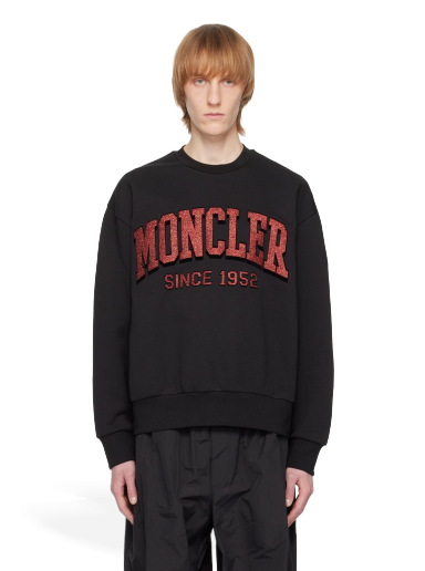 Cветр Moncler Crewn чорний | I10918G00019M2642