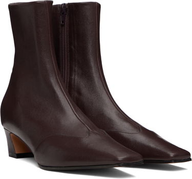 Кросівки та взуття Khaite Black 'The Nevada' Stretch Low Boots чорний | F1068-836, 3