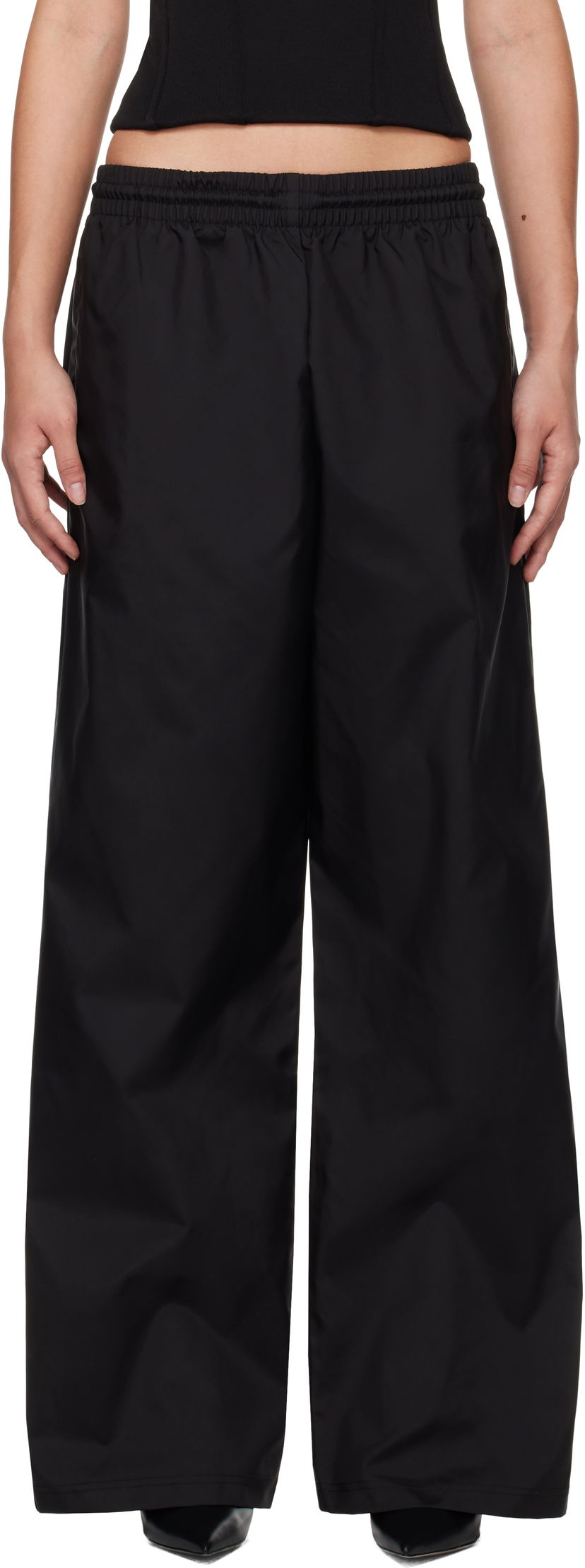 Спортивні штани WARDROBE.NYC WARDROBE.NYC Utility Track Trousers чорний | W2225F24NY