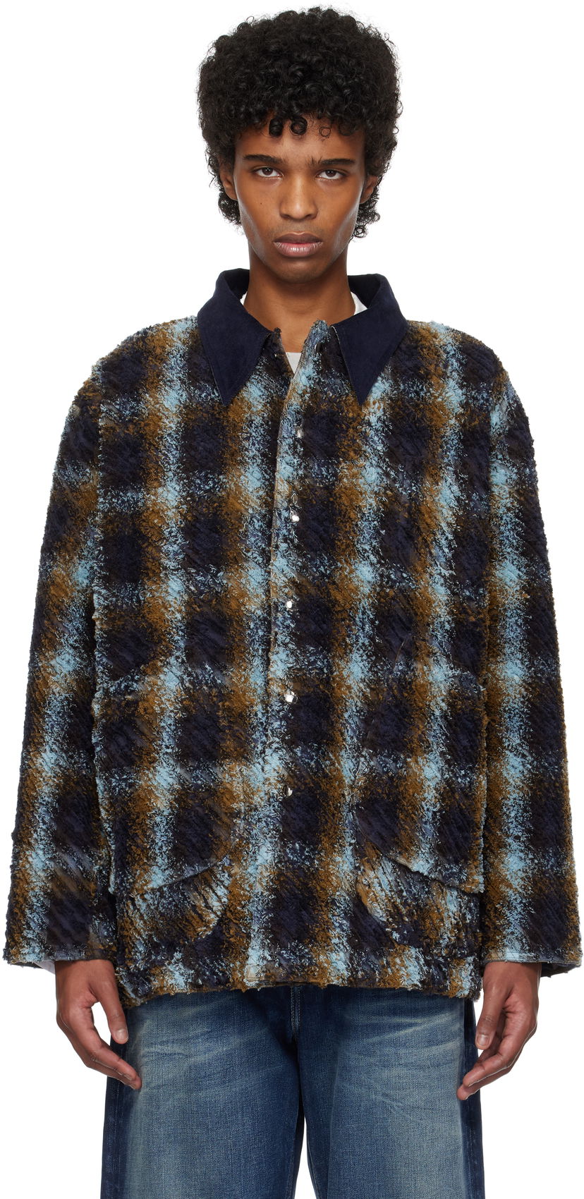 Куртка Collina Strada Collina Strada Plaid Fleece Stable Jacket Різнокольоровий | XX5007