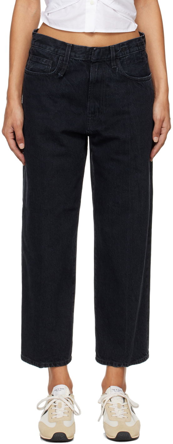 Штани R13 R13 D'Arcy Ankled Jeans чорний | R13WD049 D184A