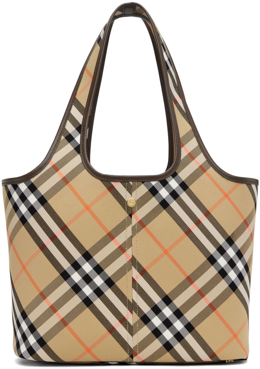 сумка-тоут Burberry Burberry Small Check Tote Bag бежевий | 8094685
