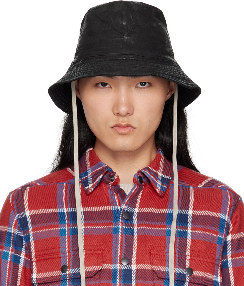 Капелюх Rick Owens Rick Owens DRKSHDW 'Hollywood' Gilligan Bucket Hat чорний | DA01E3479 SCF