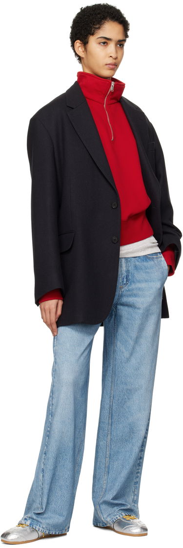 Джинси rag & bone Miramar Terry Wide-Leg Lounge Pants Синій | WCW24F70028202, 3