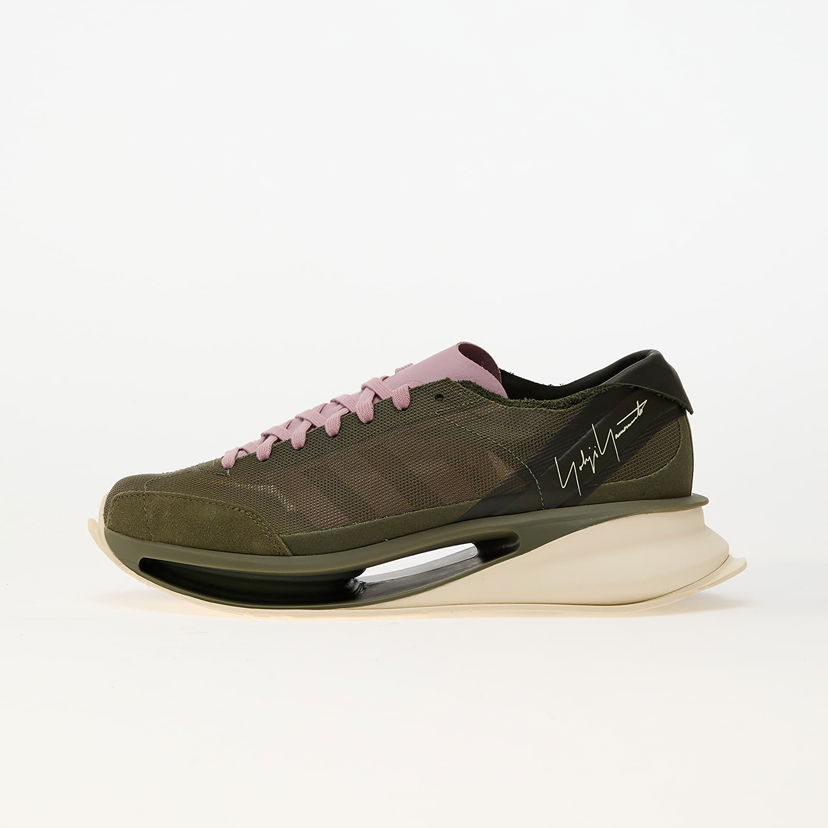 Кросівки та взуття Y-3 S-Gendo Run Olive Strada/ Night Cargo/ Magenta Зелений | IH5769