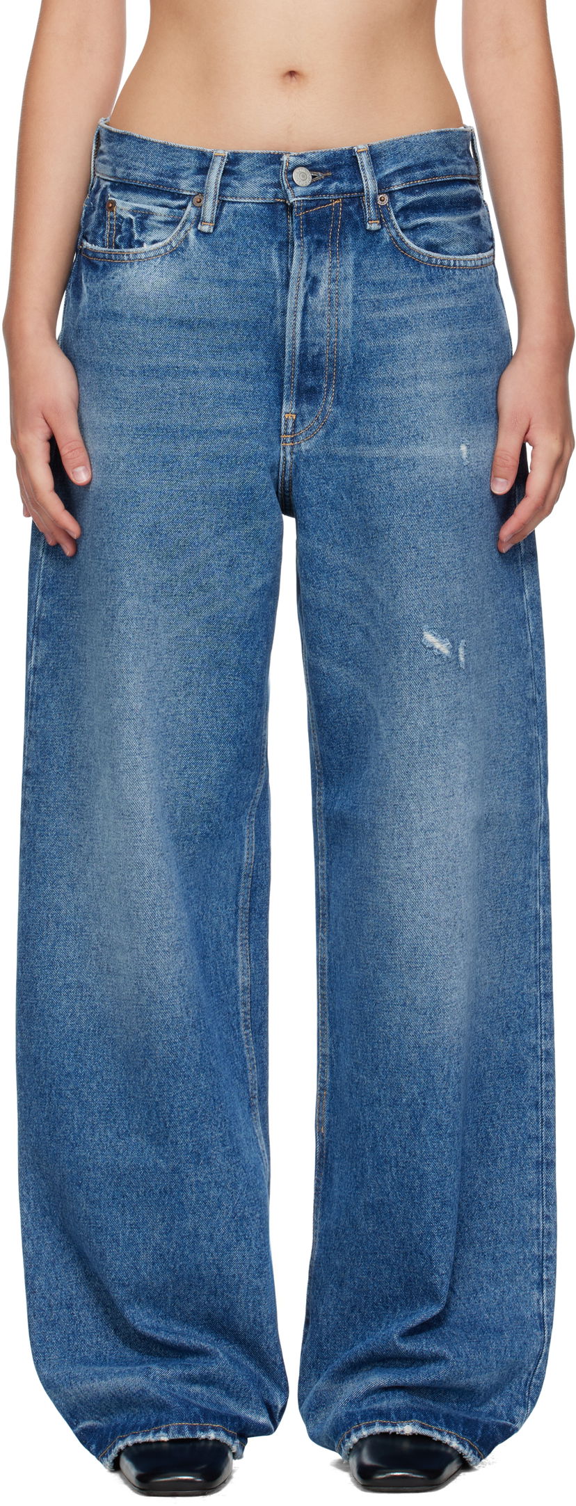Джинси Acne Studios Acne Studios Loose-Fit 1981 Jeans Синій | C00087-