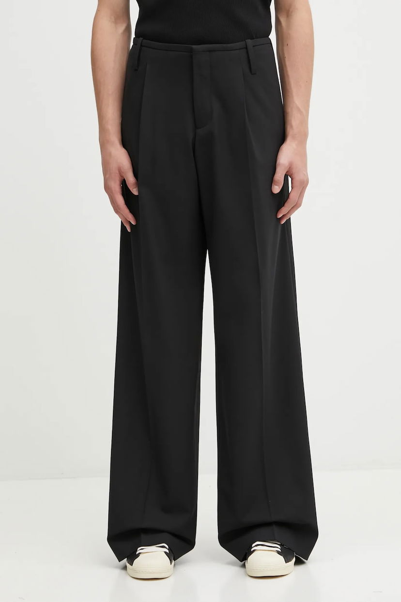Штани 032C 032C Wide Leg Suit Wool Blend Trousers чорний | F25.MRW.0903.000